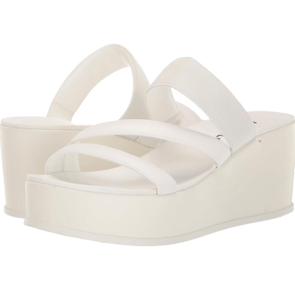 Anne Klein Akvelma Platform Wedge Sandals Size 10